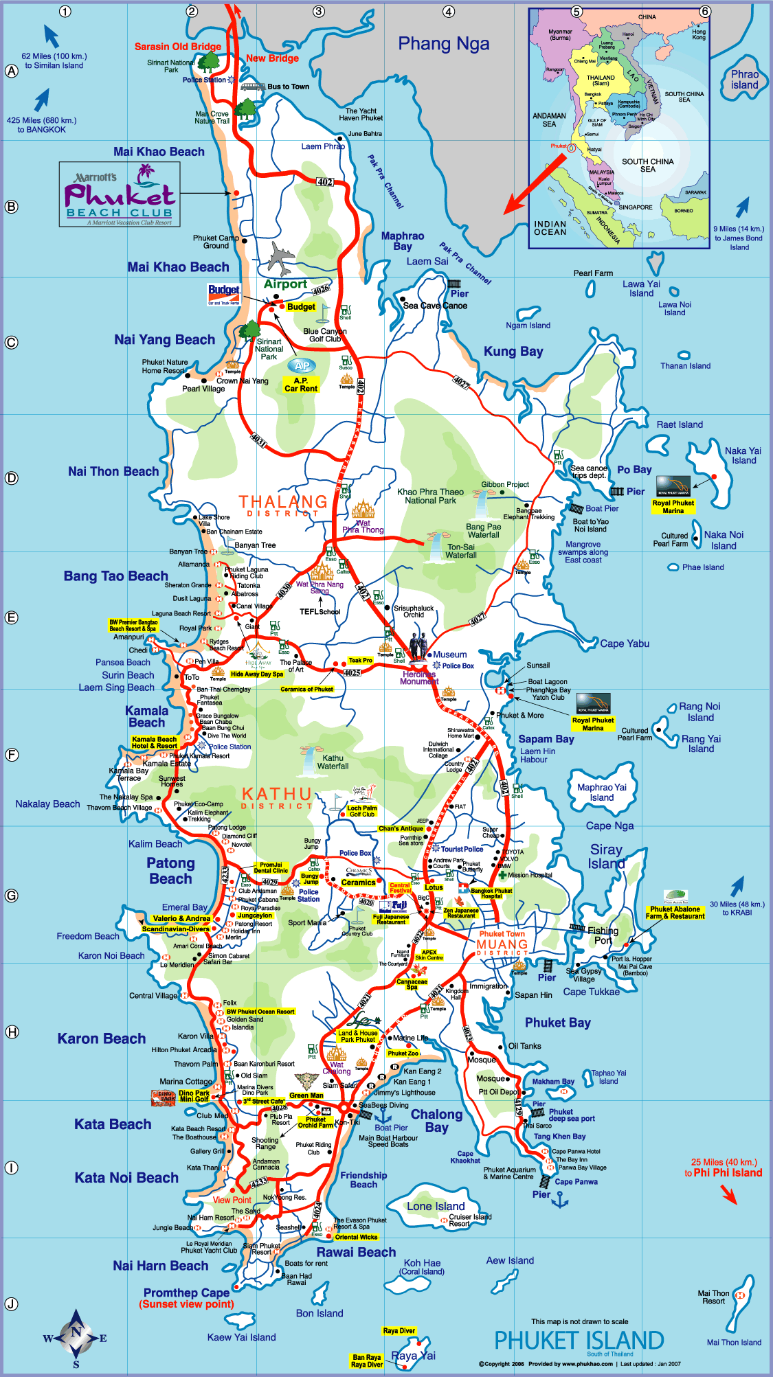 Phuket map