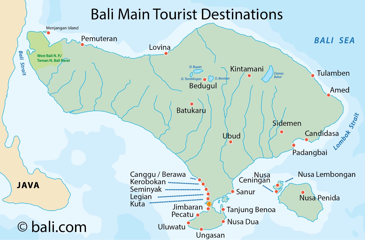 bali map