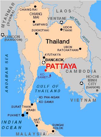 thailand map